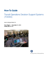 How to guide  transit operations decision support systems TODSS