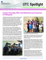 Summer Internship Offers RealWorld Research Experience to Undergrads