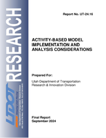 ActivityBased Model Implementation and Analysis Considerations