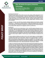Pilot Application of BiometricBased Vehicle Occupancy Detection on Managed Lanes for Congestion Reduction Policy Brief