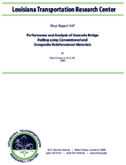 Performance and Analysis of Concrete Bridge Railing using Conventional and Composite Reinforcement Materials