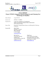 Project WP474 Integrated Internal Inspection and Cleaning Tool Technology for Pipelines