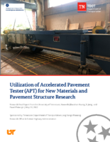 Utilization of Accelerated Pavement Tester APT for New Materials and Pavement Structure Research