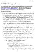FY 2017 Earmark Repurposing Process