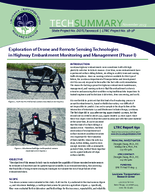 Exploration of Drone and Remote Sensing Technologies in Highway Embankment Monitoring and Management Phase I Tech Summary