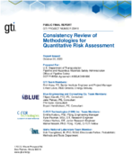 Consistency Review of Methodologies for Quantitative Risk Assessment