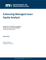 Enhancing Managed Lanes Equity Analysis