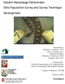 Eastern Massasauga Rattlesnake Ohio Population Survey and Survey Technique Development