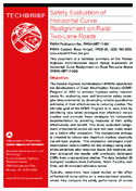 Safety Evaluation of Horizontal Curve Realignment on Rural TwoLane Roads  techbrief