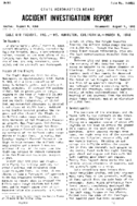 Investigation of Aircraft Accident EAGLE AIR FREIGHT MT HAMILTON CALIFORNIA 19480308