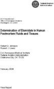 Determination of Etomidate in Human Postmortem Fluids and Tissues