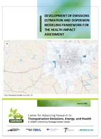 Development of Emissions Estimation and Dispersion Modeling Framework to Assess the Health Impact Assessment