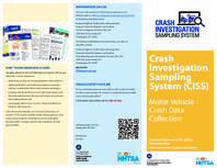 Crash Investigation Sampling System CISS Motor Vehicle Crash Data Collection