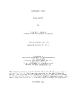 Settlement study  final report