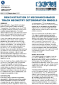Demonstration of MechanicsBased Track Geometry Deterioration Models Research Results