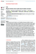 Marginal Climate and Air Quality Costs of Aviation Emissions