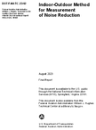 IndoorOutdoor Method for Measurement of Noise Reduction