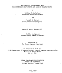 Availability of Secondary Data for Determining Employment and Sales by Traffic Zones