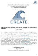 Deep Learning Based Automated Data Collection Technology for Coastal Highway Pavements