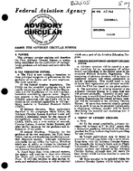 AC 001 ADVISORY CIRCULAR SYSTEM 1962