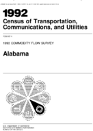 1992 Census of Transportation Communications and Utilities 1993 Commodity Flow Survey Alabama