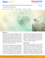Recognizing the Potential to Reduce GHG Emissions through Air Transportation Electrification Research Brief