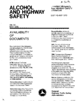 Alcohol and Highway Safety A Bibliography