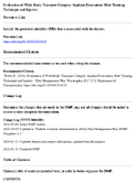 Evaluation of WideBody Transport Category Airplane Evacuation Slide Training Technique and Injuries Data Management Plan
