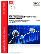 Marine Transportation System Performance Measures Research