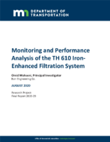 Monitoring and Performance Analysis of the TH 610 IronEnhanced Filtration System