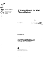 A Vortex Model for Wall Flame Height