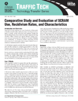 Comparative Study and Evaluation of SCRAM Use Recidivism Rates and Characteristics Traffic Tech