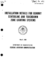 AC 15053404B Installation Details for Runway Centerline and Touchdown Zone Lighting Systems
