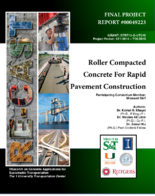 Roller Compacted Concrete for Rapid Pavement Construction