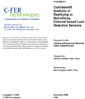 Cost Benefit Analysis of Deploying or Retrofitting Externalbased Leak Detection Sensors