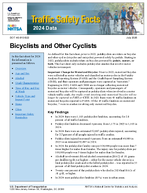 Bicyclists and Other Cyclists 2024 Data Traffic Safety Facts