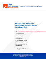 Modified Fiber Reinforced Concrete Repairs for Corroded Steel Beam Ends