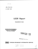 USSR Report Transportation