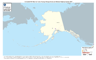 Estimated FAF Flow for Trucks Passing Through Alaska on National Highway System 2017