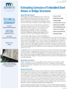 Estimating Corrosion of Embedded Steel Rebars in Bridge Structures Technical Summary
