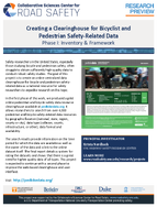 Creating a Clearinghouse for Bicyclist and Pedestrian SafetyRelated Data Phase I Inventory  Framework Research Brief