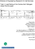 Division of Engineering Research OnCall Services Task 4 Load Rating of the CombsHehl Stringers Under Permit Loads