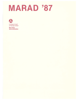 Annual Report of the Maritime Administration for Fiscal Year 1987 MARAD 1987