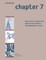 What Have We Learned About Intelligent Transportation Systems Chapter 7 What Have We Learned About CrossCutting Technical and Programmatic Issues