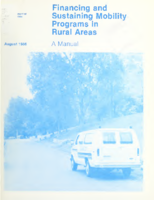 Financing and Sustaining Mobility Programs in Rural Areas A Manual