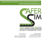A Driving Simulator Evaluation of CrossSectional Design Elements and the Resulting Driving Behaviors