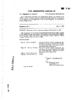 CAM 52 Supplement No 4  Revisions To Civil Aeronautics Manual 52 Dated June 1952