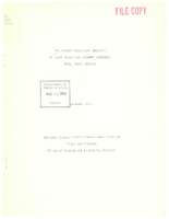 Preliminary Regulatory Analysis of Light Truck Fuel Economy Standards Model Years 198285