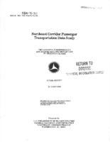 Northeast corridor passenger transportation data study