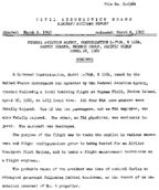 Investigation of Aircraft Accident FEDERAL AVIATION AGENCY PACIFIC OCEAN 19620426